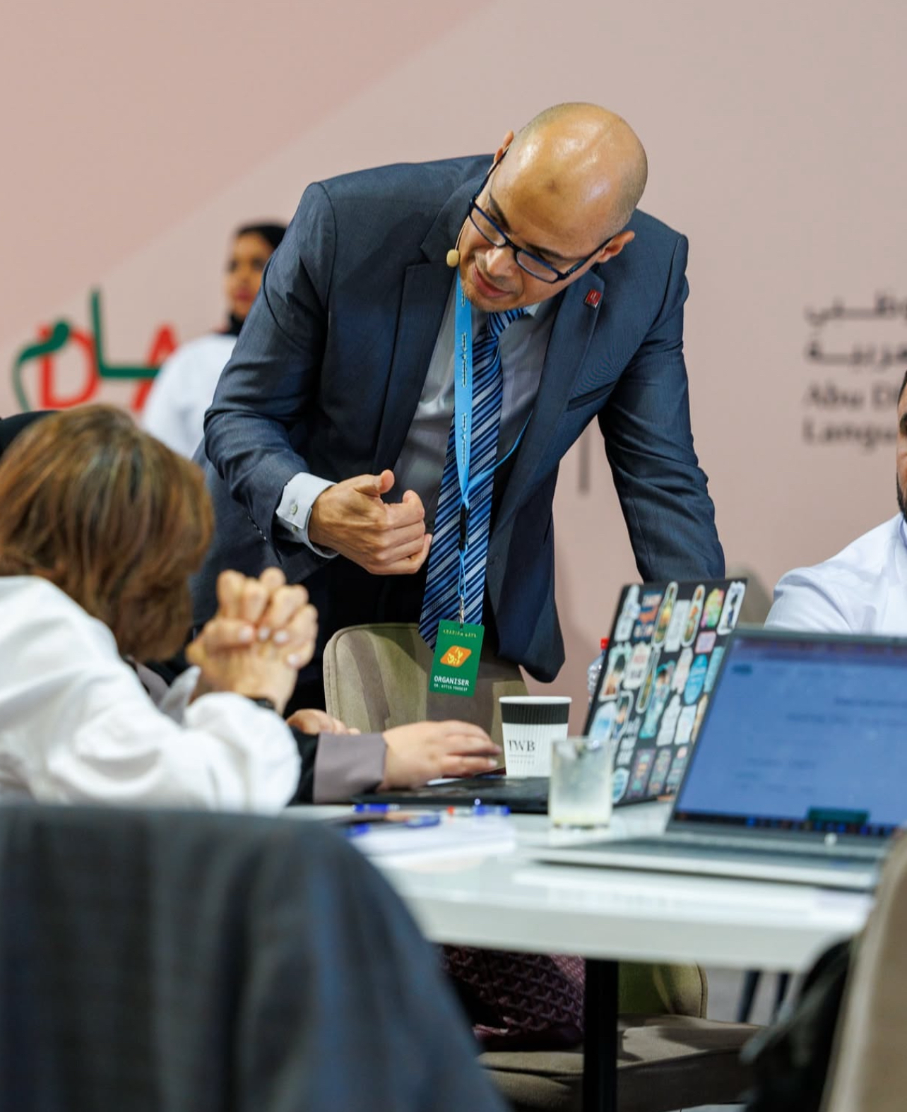 Dr. Attia Youseif teaching